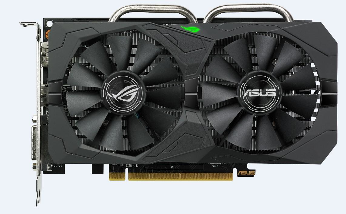 Tarjeta gráfica - ASUS ROG-STRIX-RX560-O4G-EVO-GAMING, 4G, GDDR5, 128 bits, Aura Sync RGB