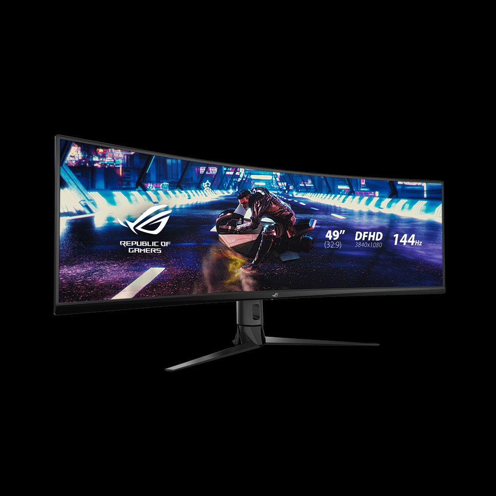 Monitor gaming - ASUS ROG Strix XG49VQ, 49", ultrapanorámico, 144Hz, 400 nits, FreeSync™ 2 HDR