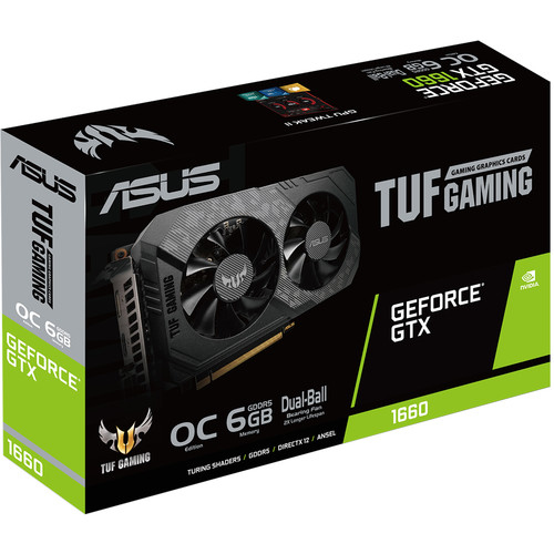 ASUS Tuf GeForce GTX 1660 6GB DDR5 Gaming Ekran Kartı