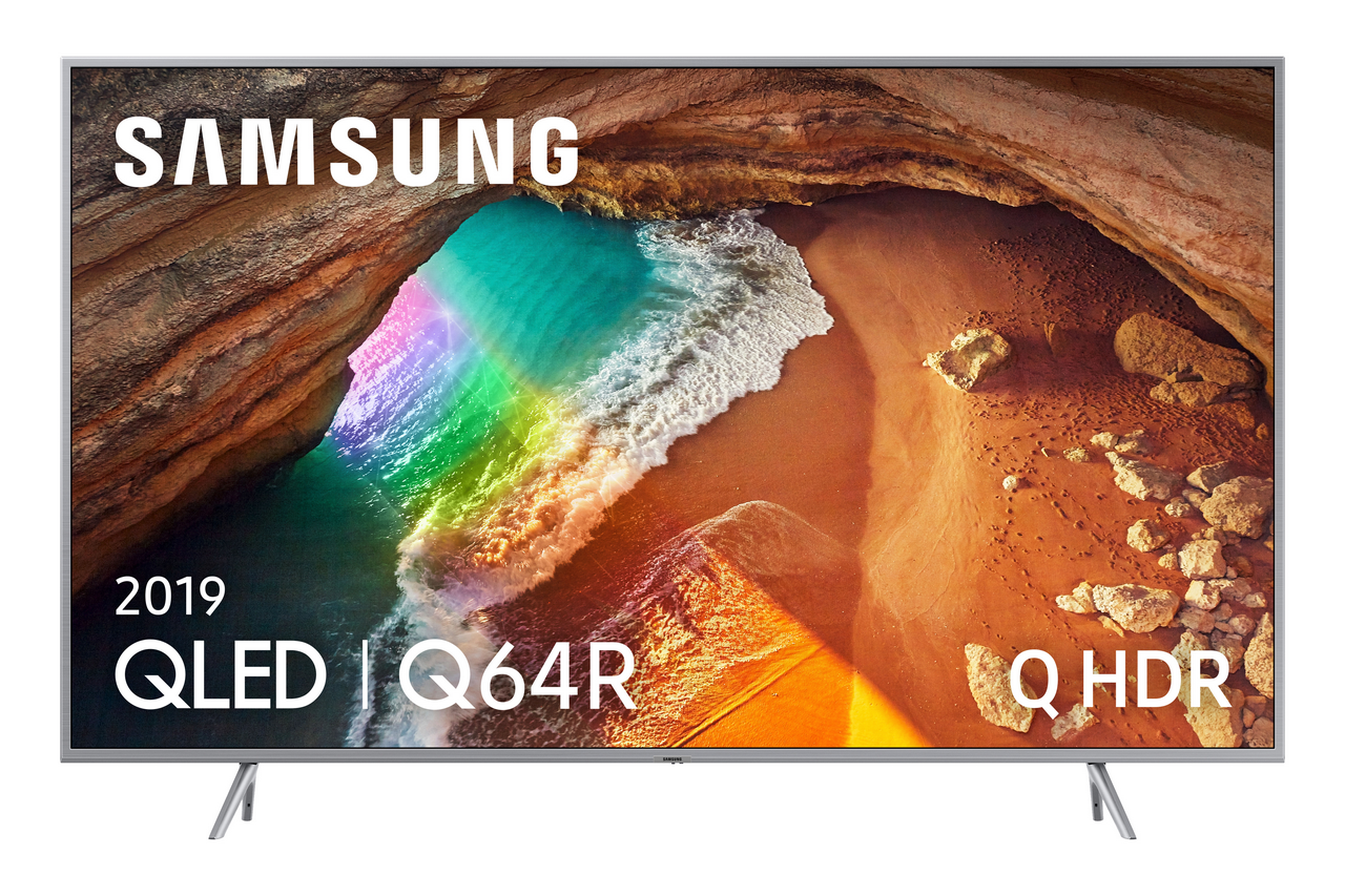 TV QLED 55" - Samsung 55Q64R, 4K UHD, IA 4K, HDR, Quantum dot, Smart TV, Diseño Metálico