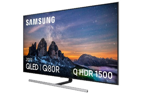 TV QLED 55" - Samsung 55Q80R, 4K UHD, IA 4K, Direct Full Array Plus, HDR 1500, Quantum dot, Smart TV