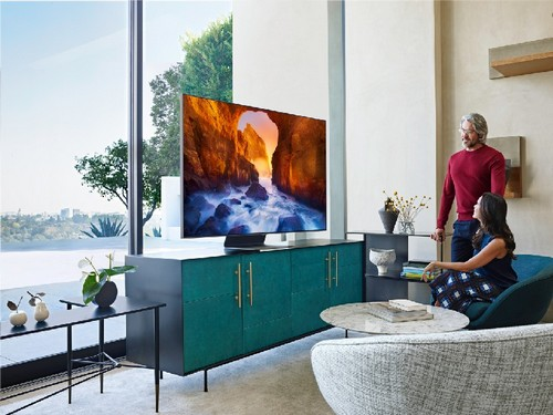 TV QLED 55"- Samsung 55Q90R, 4K UHD, IA 4K, Direct Full Array Elite, HDR 2000, Quantum dot, Smart TV
