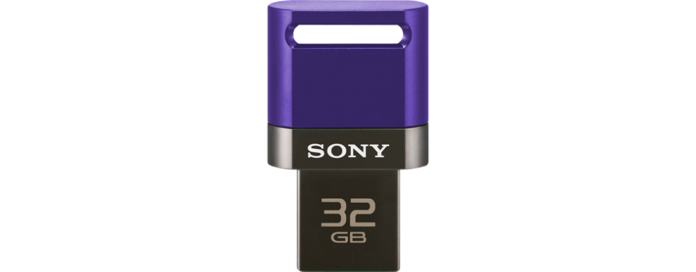 Memoria USB - Sony, USM32SA1V USB OTG. 32GB. VIOLETA.