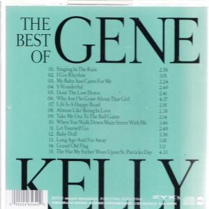 Albumcover mit dem Text 'THE BEST OF GENE KELLY' und einer Titelliste.