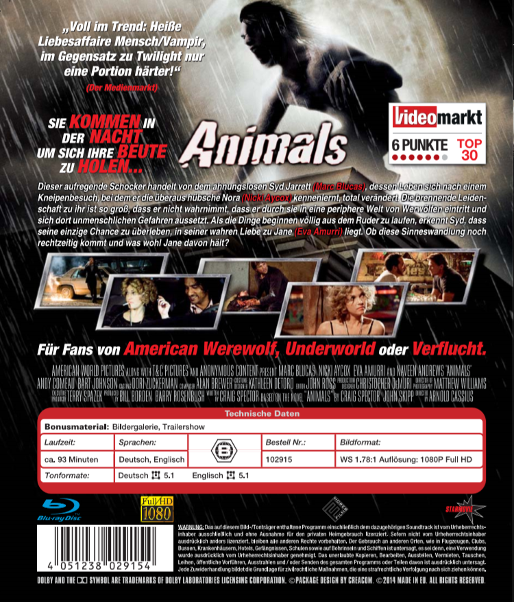 Wolves - Das tödlichste Raubtier ist in dir Blu-ray
