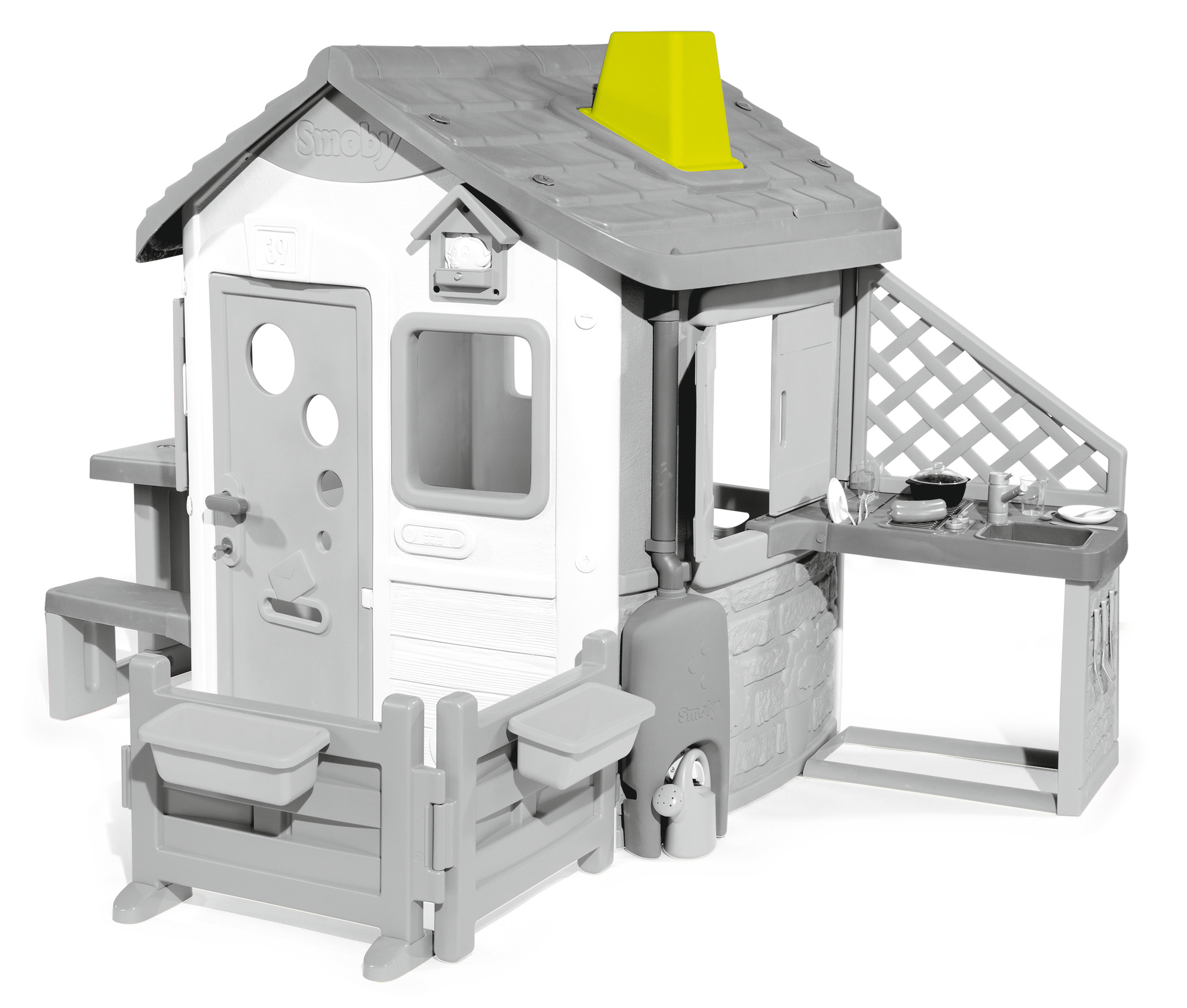 SMOBY Schornstein für Neo Jura Lodge Zubehör für Smoby Häuser, Mehrfarbig