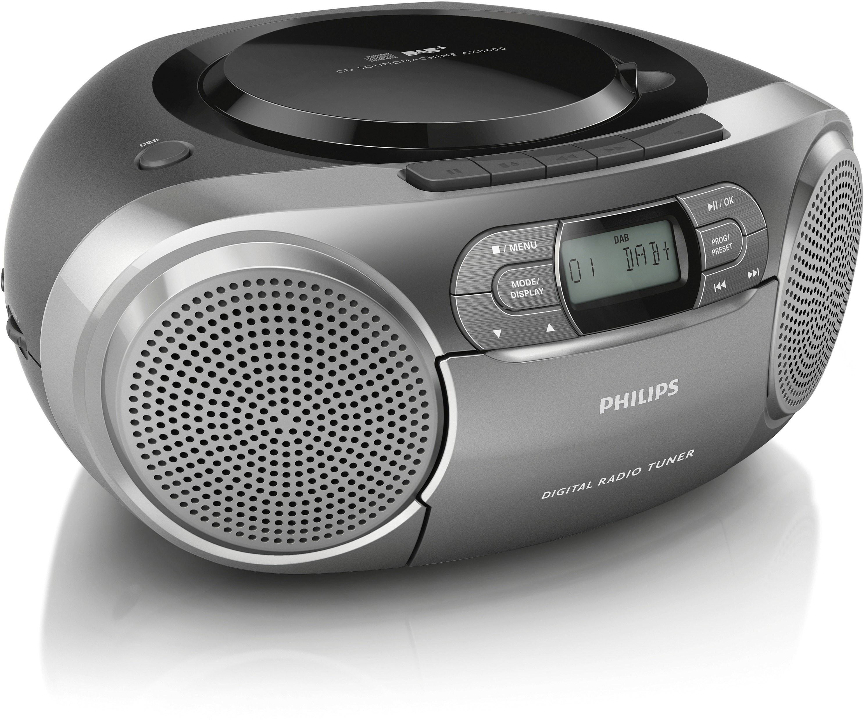 PHILIPS AZB600/12 Radiorecorder, Silber