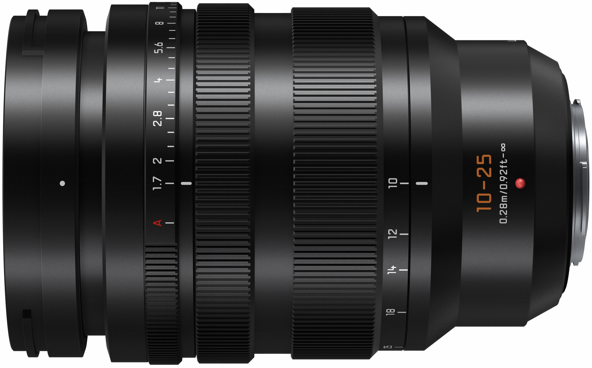 PANASONIC Ausstellungsstück - Objektiv Leica DG Vario Summilux 10-25mm f1.7, Schwarz