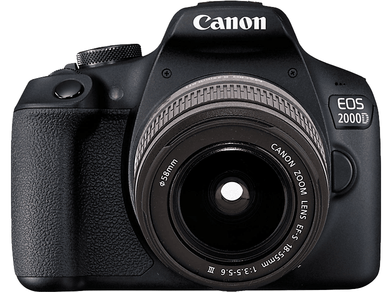CANON Reflexcamera EOS 2000D + EF-S 18-55mm III