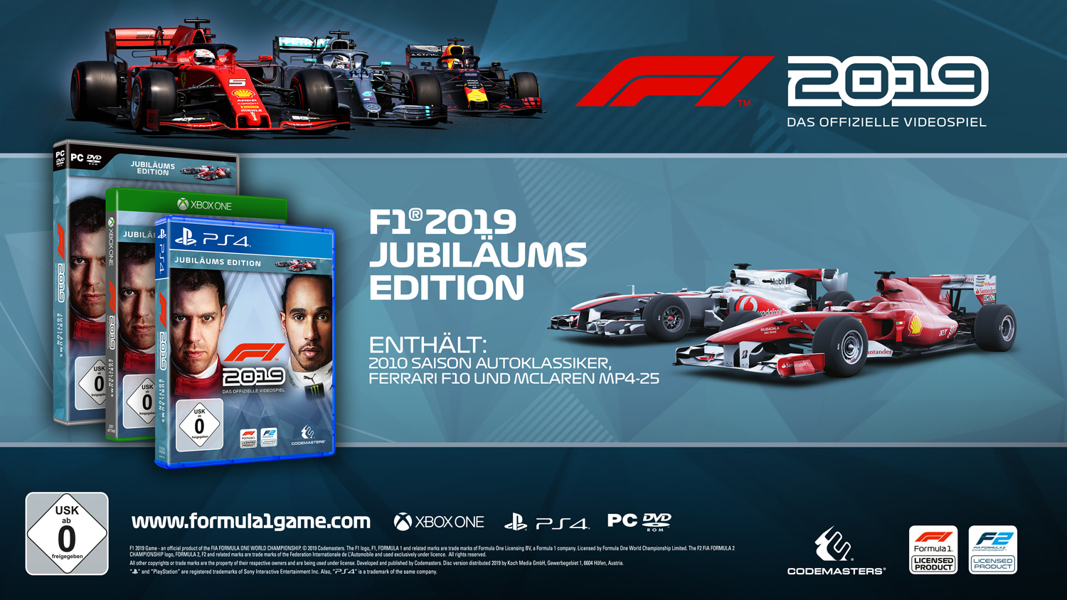F1 2019 Jubiläums [Xbox Edition - One