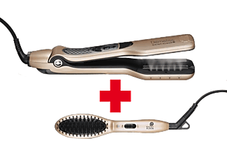SAINT ALGUE Stijltang Titanium + Stijlborstel Mini Pro (COFFRET DEMELISS)