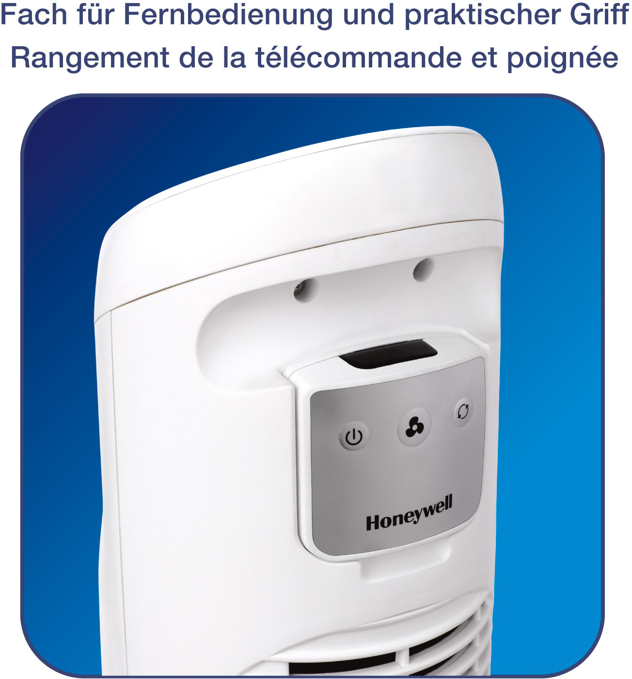 HONEYWELL HYF 260 E4 QuietSet Turmventilator Weiß (30 Watt)