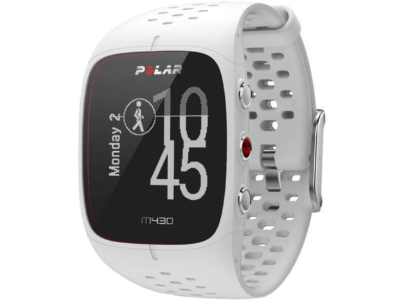 Reloj deportivo - Polar M430, Blanco, Talla S, GPS, Pulsómetro