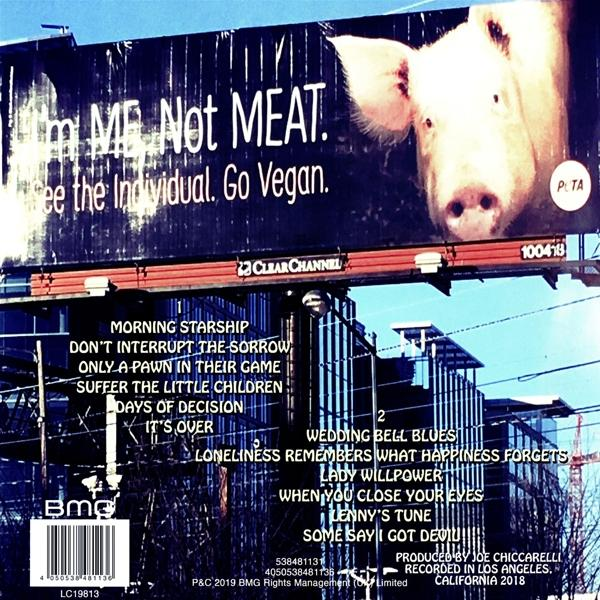 Billboard met een varken en tekst over veganisme: Ik ben IK, geen VLEES. Zie het individu.