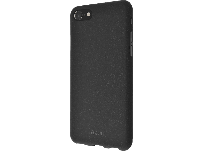 AZURI Cover Flexible Sand Texture iPhone 7/8 Zwart (AZCOVFLEXIPH7-BLK)