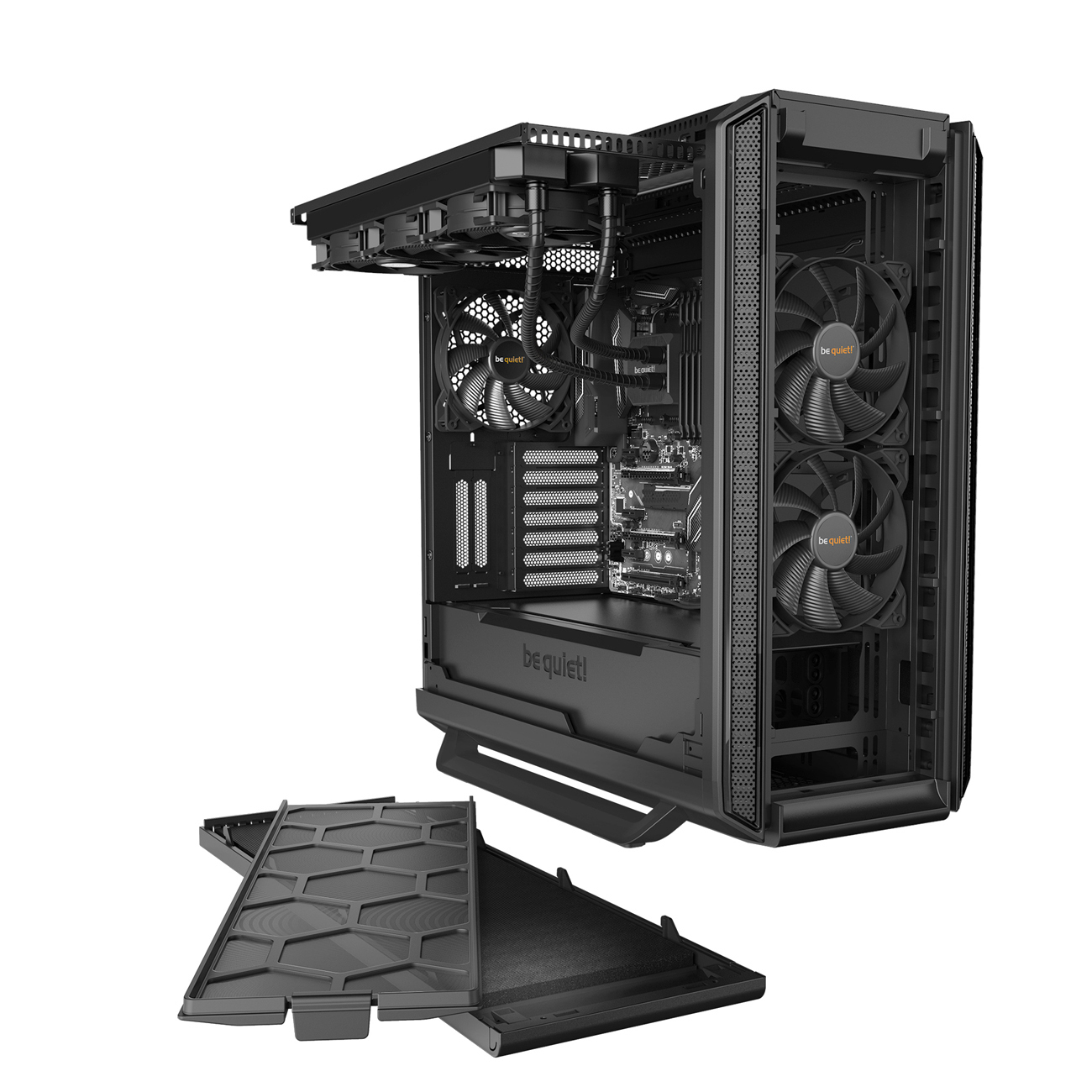 BE QUIET Silent Base 801 Window Gaming PC-Gehäuse, Schwarz