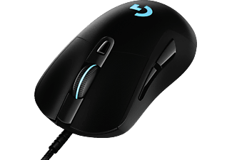 LOGITECH G403 HERO - Gaming Mouse, Cablato, Ottica con LED, 16000 dpi, Nero