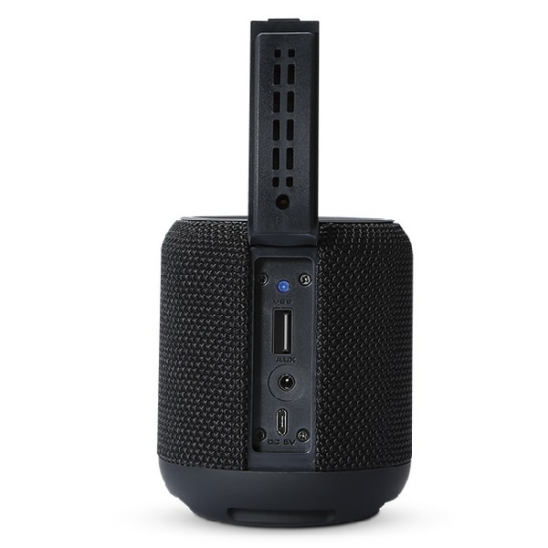Altavoz inalámbrico - Vieta Pro Easy, IPX6, Bluetooth, FM, Hasta 6hs, Negro
