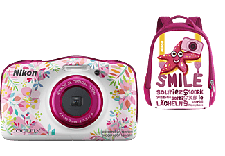 NIKON Coolpix W150 digitális fényképezőgép + hátizsák, virágos KIT (VQA113K001)