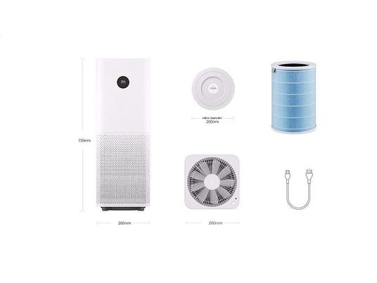 Purificador de aire - Xiaomi Mi Air Purifier Pro, Wi-Fi, Hasta 60 m2, 500 m3/h, Blanco