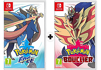 Double pack Pokémon Épée et Pokémon Bouclier - Nintendo Switch - Französisch