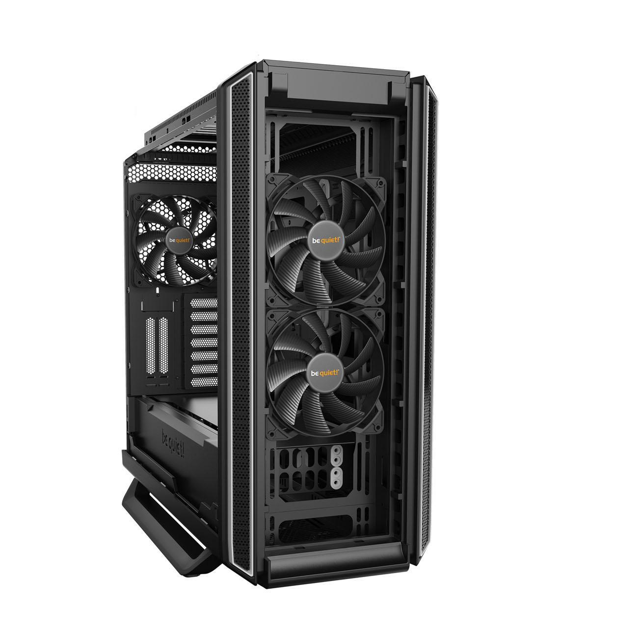 BE QUIET! Silent Base 801 Gaming PC-Gehäuse, Schwarz/Silber