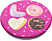 POPSOCKETS 800965 Love Donut - Poignée et support de téléphone portable (Rose)