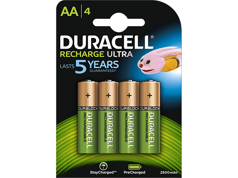 DURACELL Recharge Ultra AA-batterijen, verpakking van 4