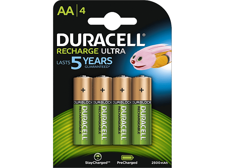 Duracell Recharge Ultra Aa-batterijen Verpakking Van 4