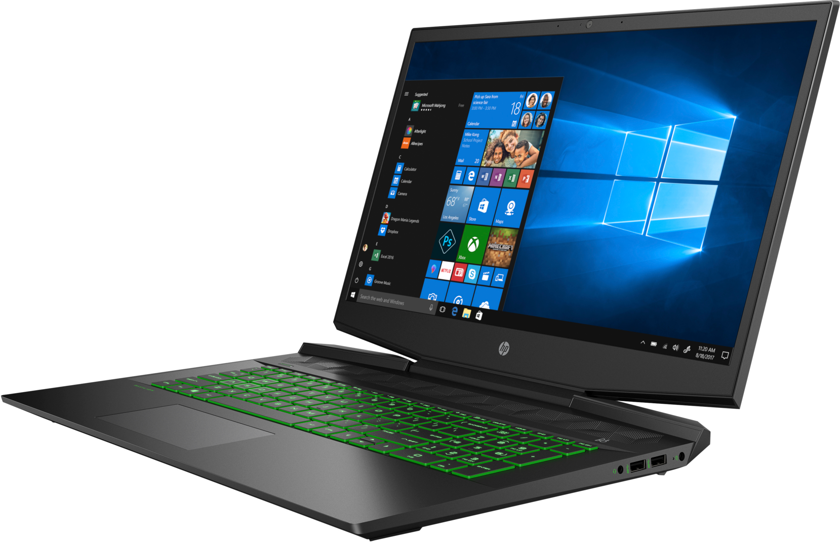 HP Gaming Notebook Pavilion 17-cd0919ng, schwarz (7DU51EA) Gaming Notebook, 17,3 Zoll, Full-HD, Intel® Core™ i7-9750H Prozessor
(12 MB Cache, bis zu 4.50 GHz), 16 GB, 512 GB SSD