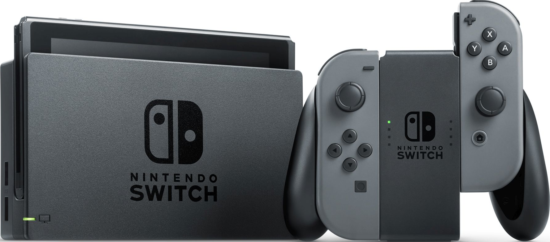 Switch (inkl. Nintendo eShop Card mit CHF 45.- Guthaben) - Spielekonsole - Grau