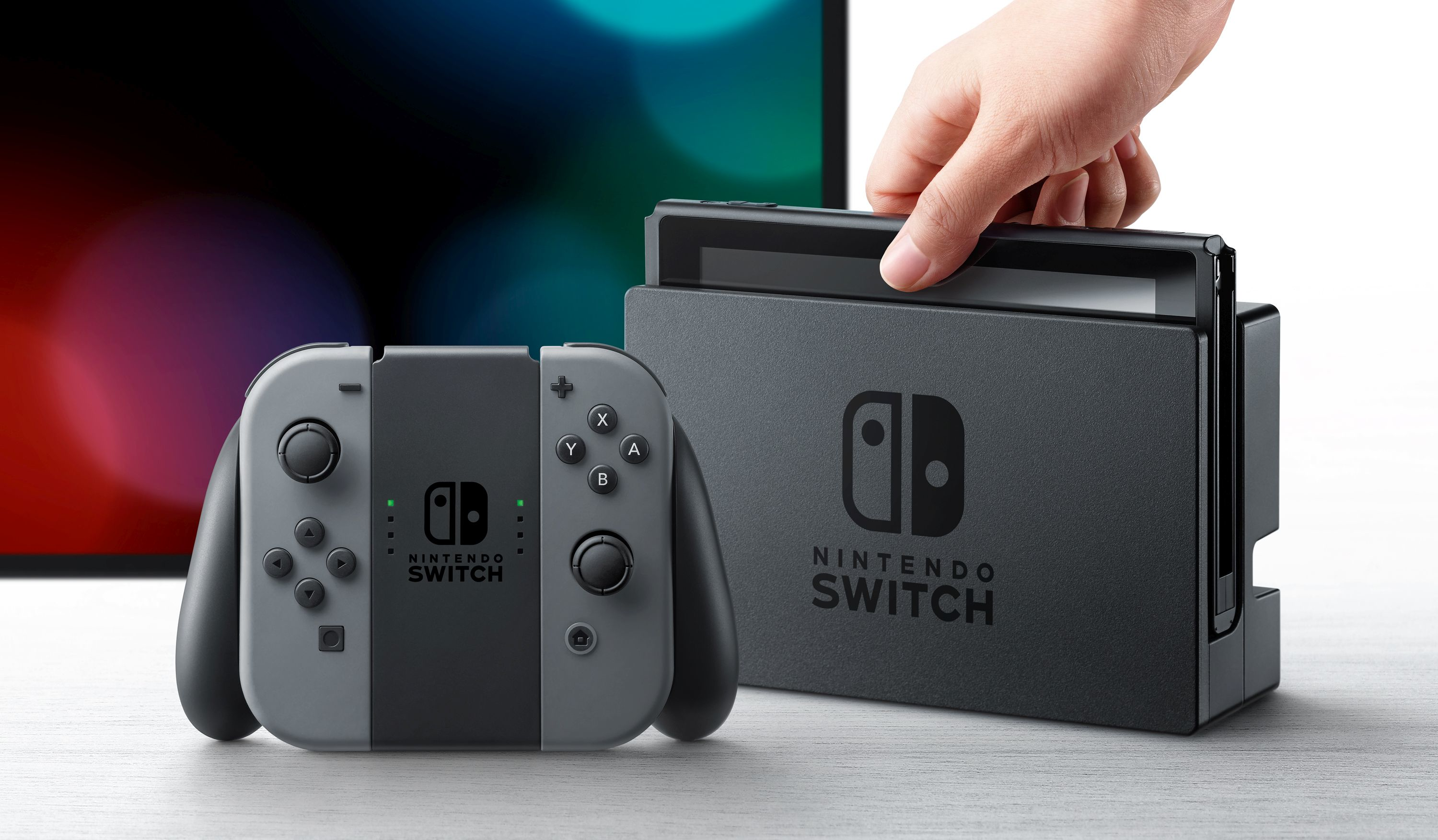 Switch (inkl. Nintendo eShop Card mit CHF 45.- Guthaben) - Spielekonsole - Grau