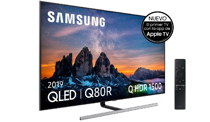 TV QLED 55" - Samsung 55Q80R, 4K UHD, IA 4K, Direct Full Array Plus, HDR 1500, Quantum dot, Smart TV