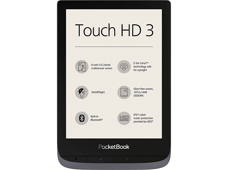 POCKETBOOK eBook Reader Touch HD 3 SP, Metallic Grey online kaufen