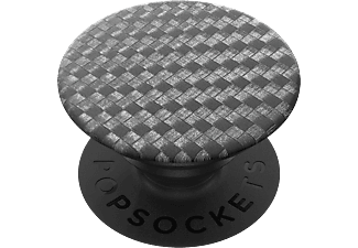 POPSOCKETS 800549 Carbonite Weave - Poignée et support de téléphone portable (Noir)