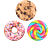 POPSOCKETS PopMinis Sweet Tooth - Poignée et support de téléphone portable (Multicouleur)