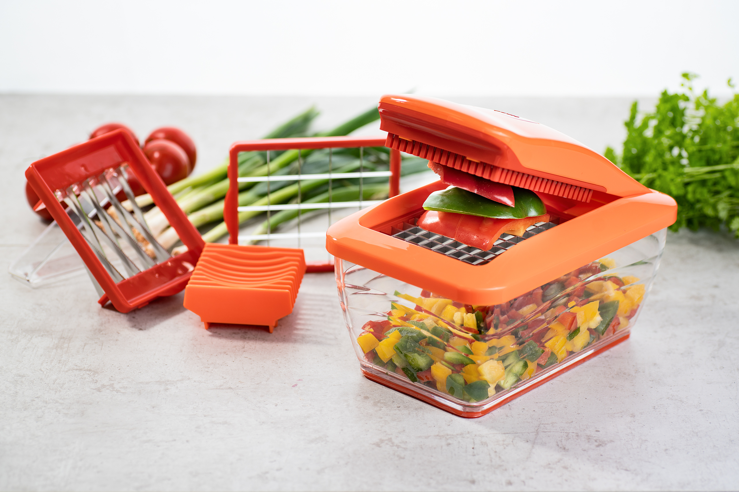 GENIUS 27107 Nicer Dicer Chef S 8-tlg. Schneidegerät