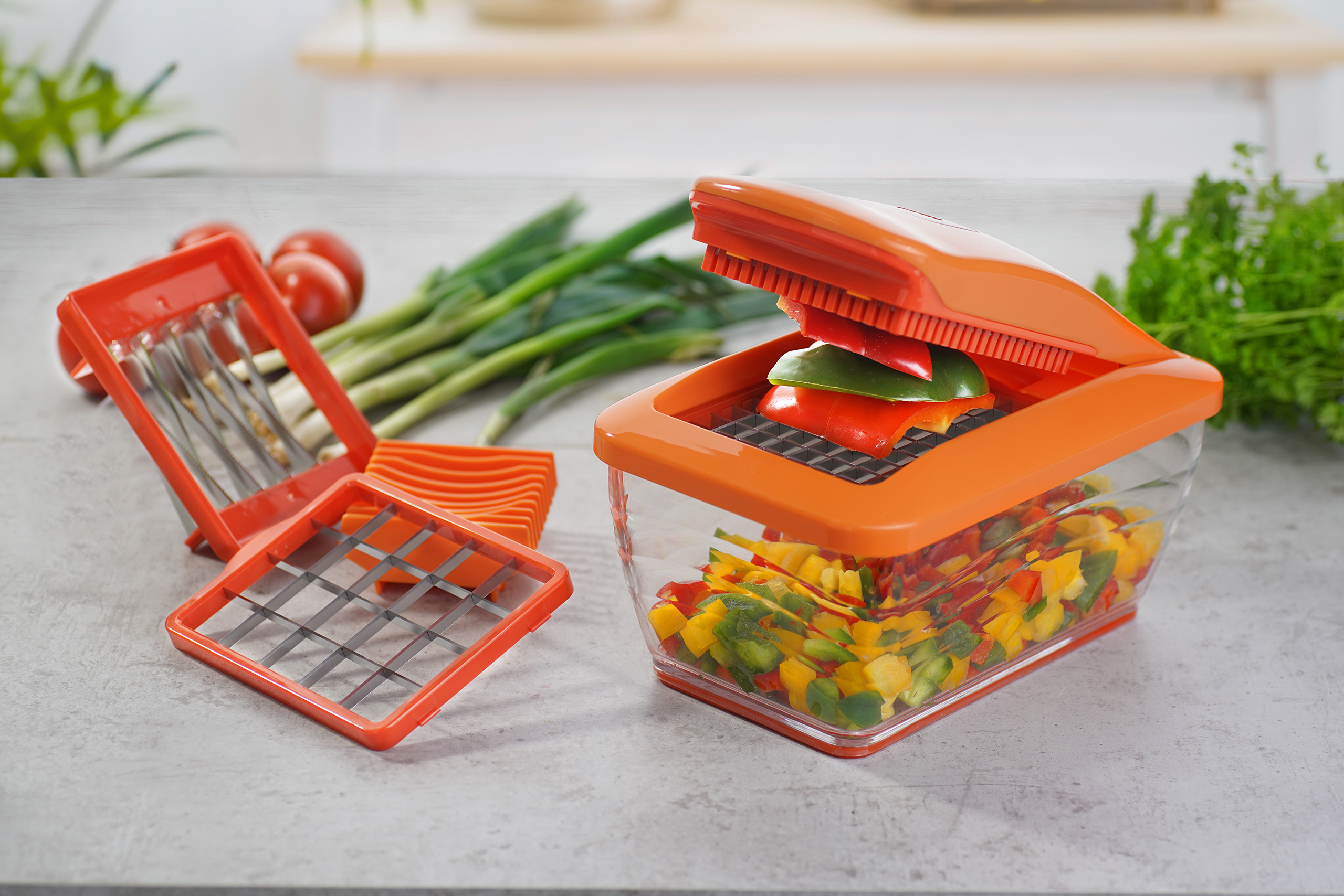 GENIUS 27107 Nicer Dicer Chef S 8-tlg. Schneidegerät