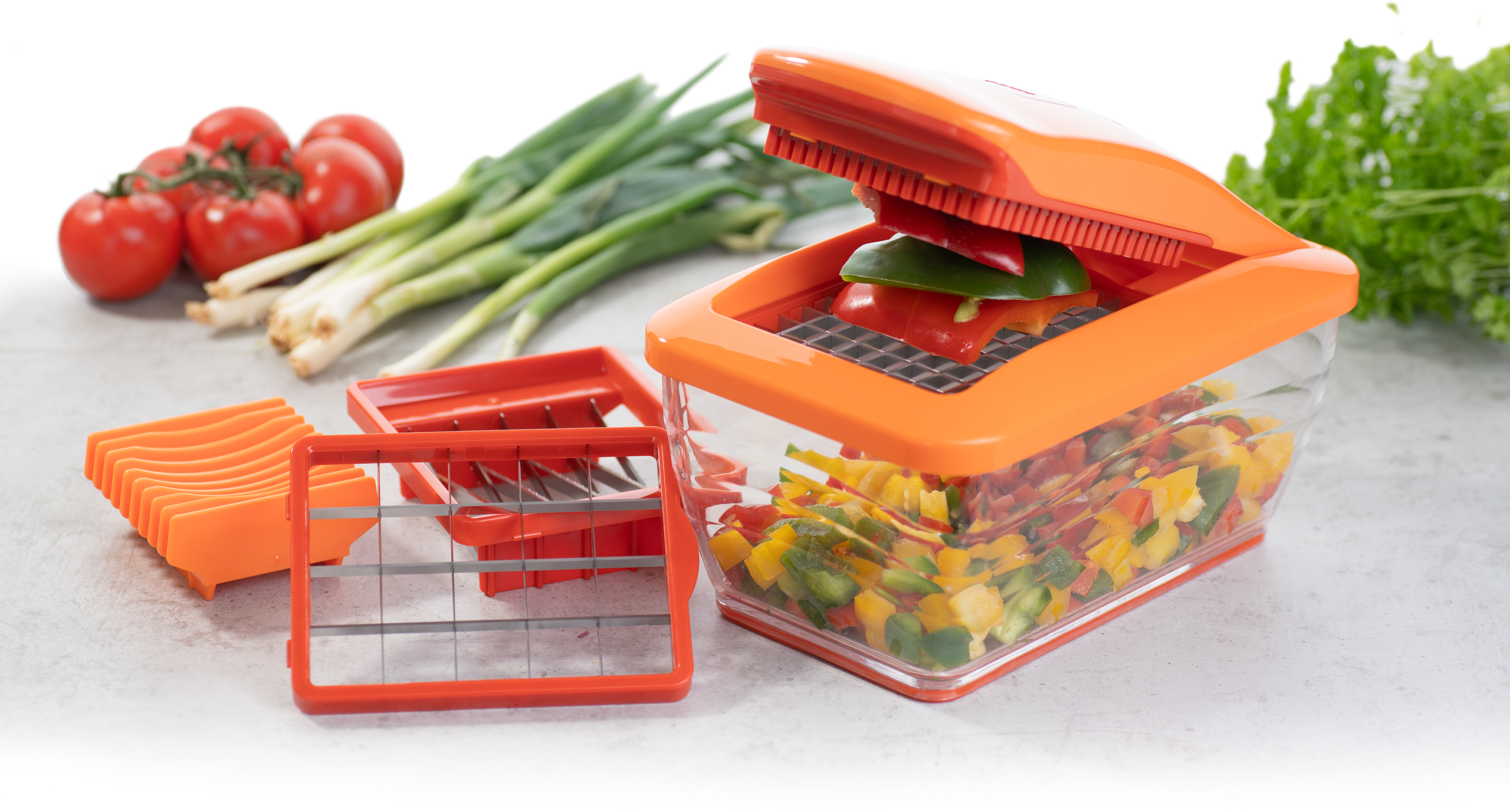 GENIUS 27107 Nicer Dicer Chef S 8-tlg. Schneidegerät