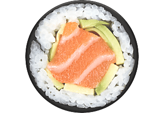 POPSOCKETS 800988 Salmon Roll - Maniglia e supporto del telefono (Blanco/Rosa)