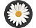 POPSOCKETS 800995 White Daisy - Handy Griff und Ständer (Weiss/Schwarz)