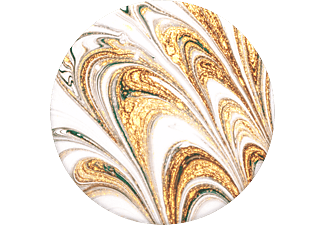 POPSOCKETS 800996 Golden Ripple - Maniglia e supporto del telefono (Oro/Blanco)