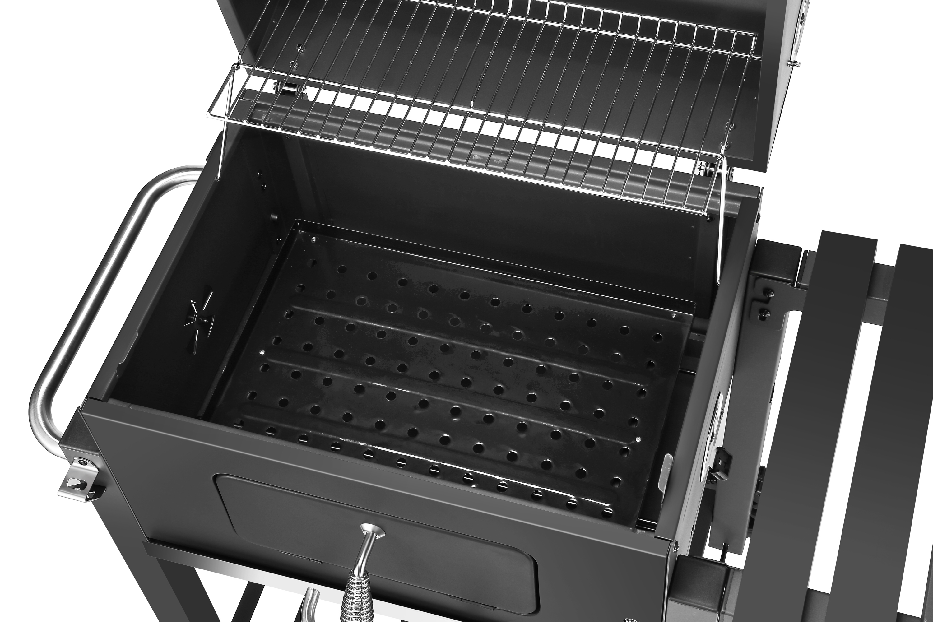 EL FUEGO AY 372 Ontario Kohlegrill, Schwarz 