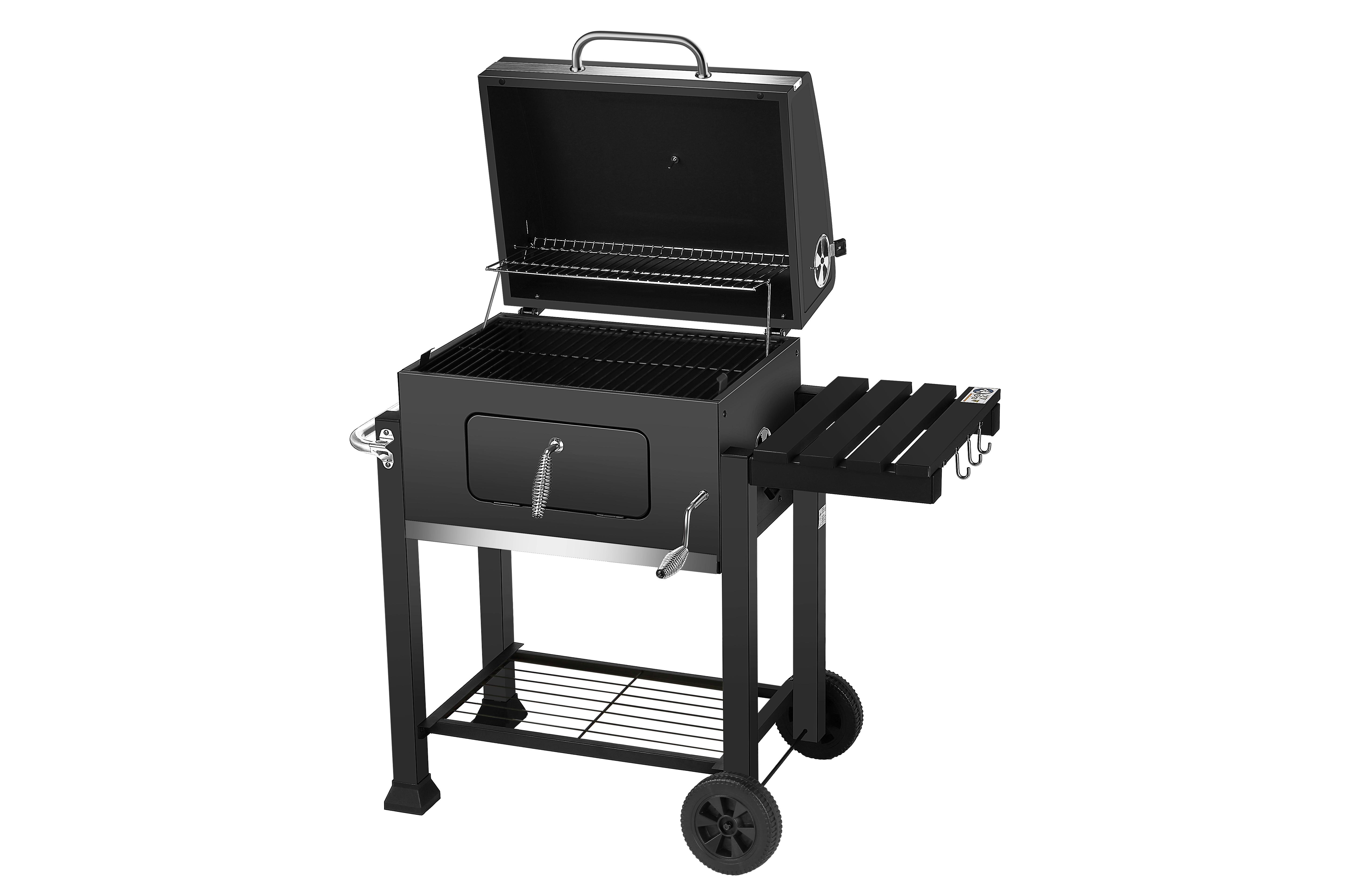 EL FUEGO AY 372 Ontario Kohlegrill, Schwarz 