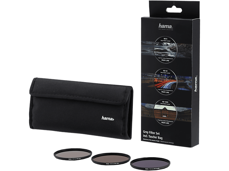 HAMA ND8/64/1000 Set 62 mm - Filterset (Schwarz)