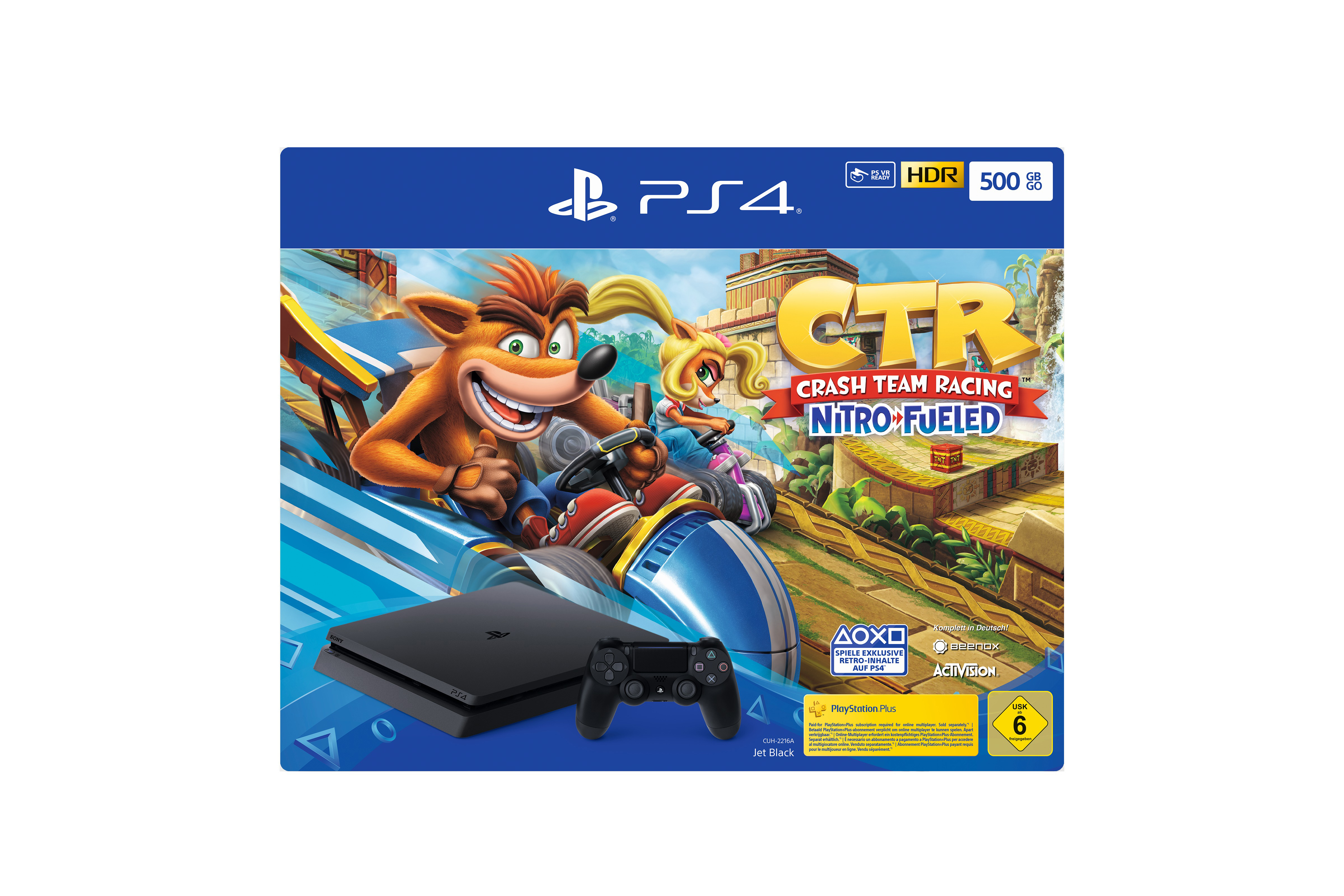 SONY Playstation 4 500 GB + Crash Team Racing Nitro-Fueled Bundle