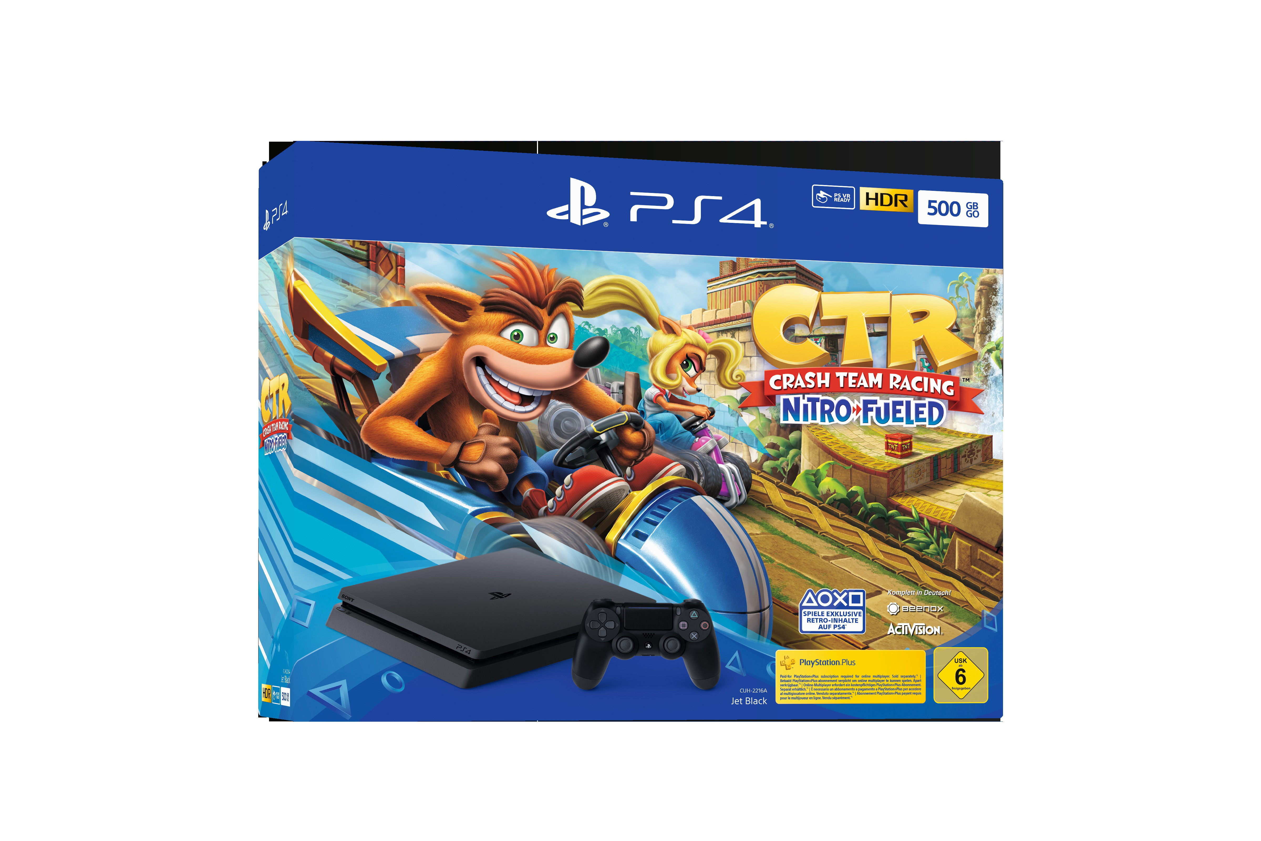 SONY Playstation 4 500 GB + Crash Team Racing Nitro-Fueled Bundle