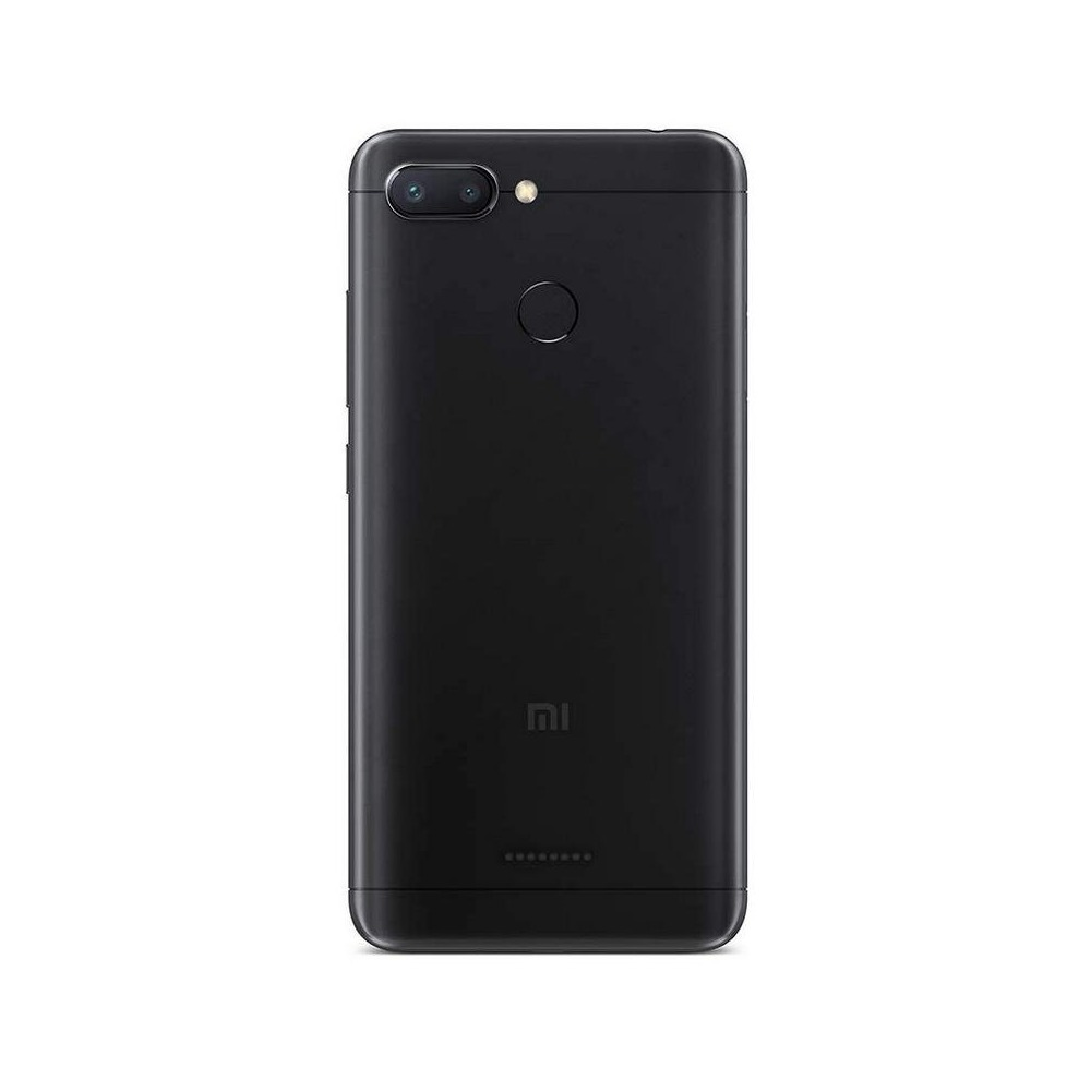Móvil - Xiaomi Redmi 6, Negro, 64 GB, 3 GB RAM, 5.45" HD+, Octa-Core, 3000 mAh, Android