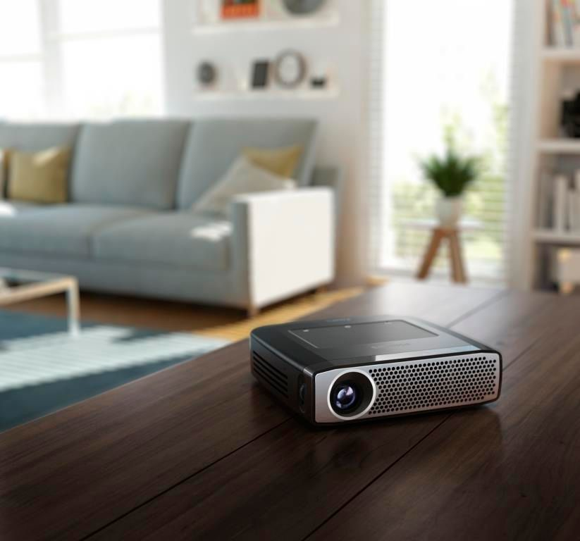 PHILIPS PICOPIX PRO PPX 4935 EK Mini-Projektor(HD, 350 Lumen, WLAN)