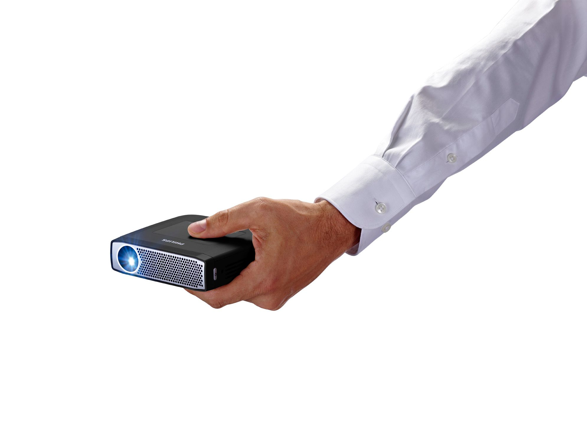 PHILIPS PICOPIX PRO PPX 4935 EK Mini-Projektor(HD, 350 Lumen, WLAN)